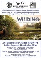 A special showing of the Film ‘Wilding’ - At Sullington Parish Hall RH20 3PP